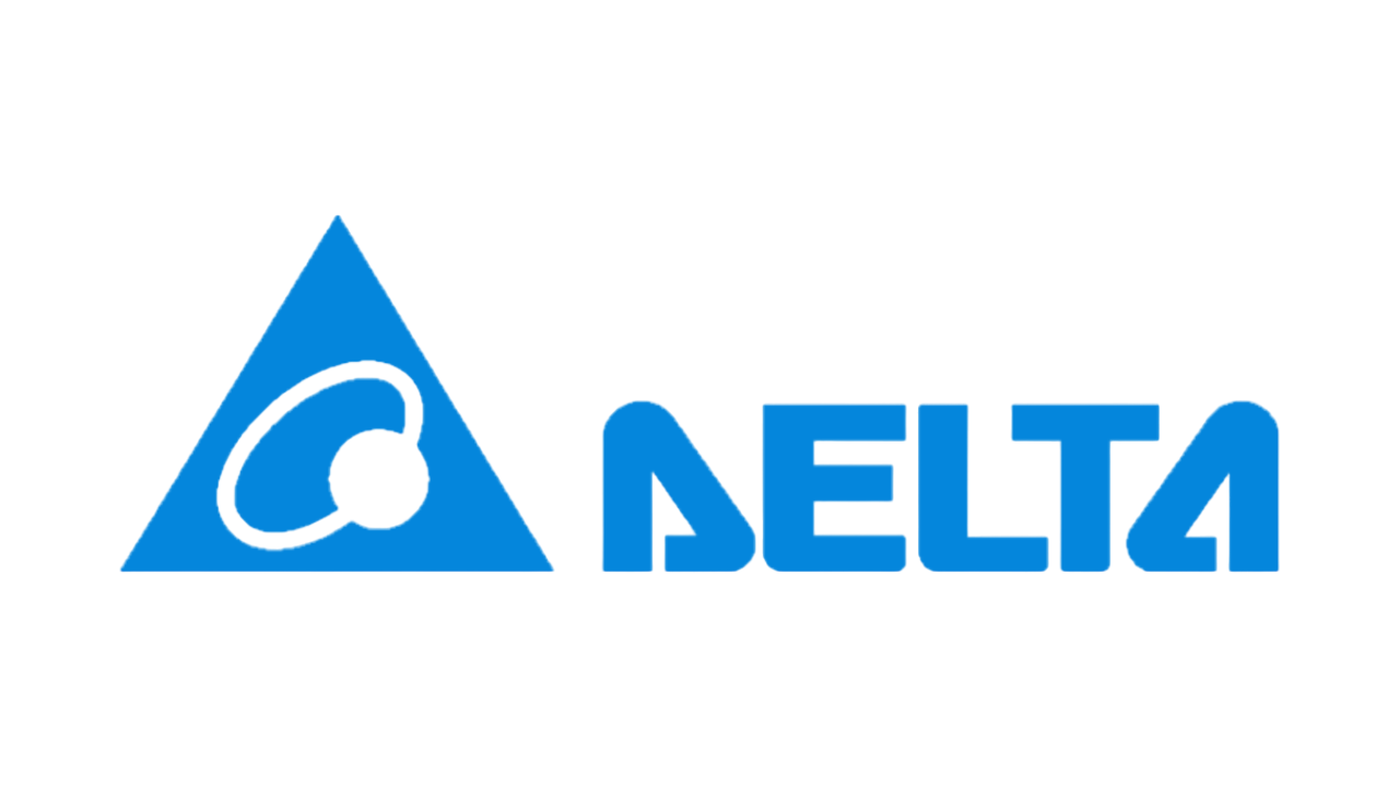 Imagen del logo oficial de la empresa Delta Electronics